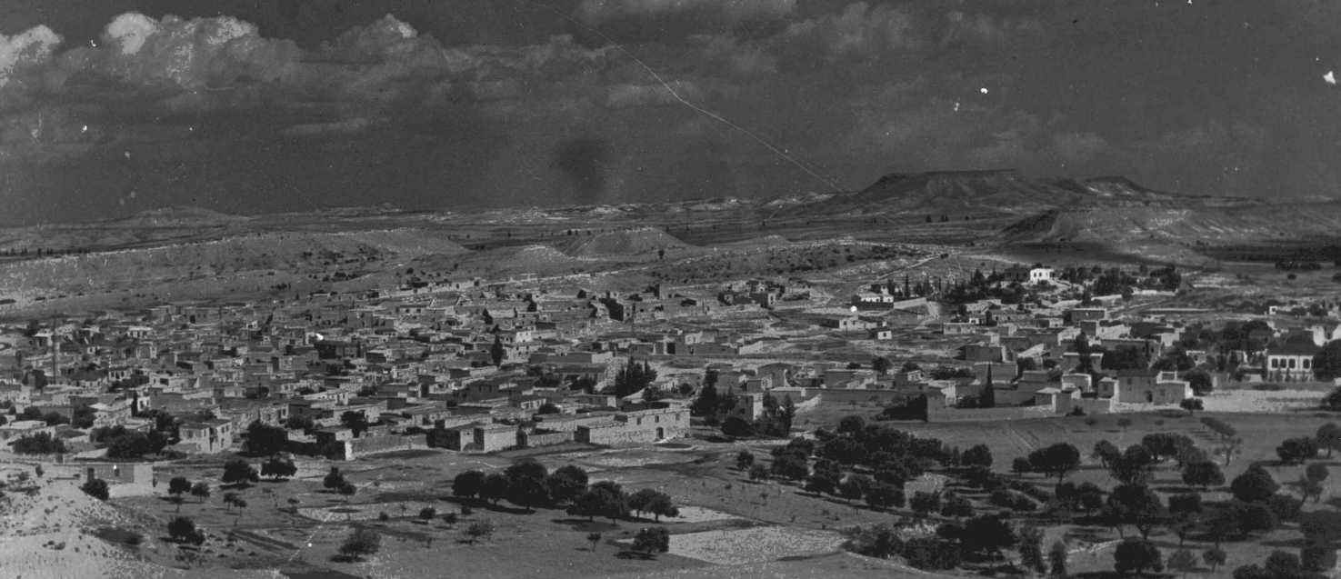 Louroujina from the top of a hill