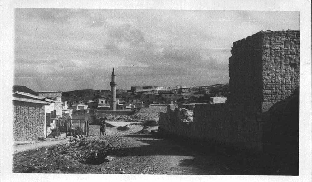 Village mosque with its slender minaret